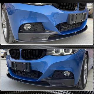 Priekšējā bampera lūpas spoilers MP-Style (M-Sport, karbonšķiedra) BMW 3. sērija F34 2013–2020 foto 4