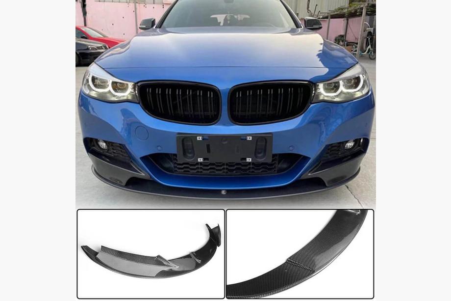 BMW 3. sērija F34 2013–2020 Priekšējā bampera lūpas spoilers MP-Style (M-Sport, karbonšķiedra) Image