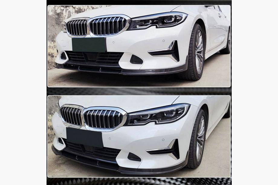 BMW 3. sērija G20/G21 2018– Priekšējā bampera lūpa FRP V3 (2019-2022 Base) Foto 5