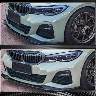 Priekšējā bampera lūpa Lip SC-Style (M-Sport 2018-2022, oglekļa šķiedra) BMW 3. sērija G20/G21 2018– foto 4