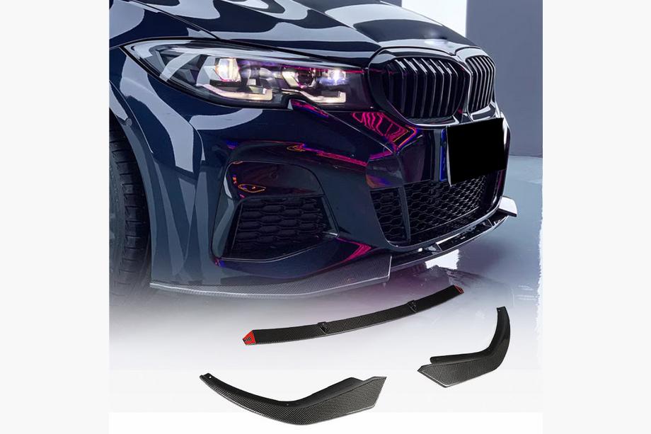 BMW 3. sērija G20/G21 2018– Priekšējā bampera lūpa Lip SC-Style (M-Sport 2018-2022, oglekļa šķiedra) Image