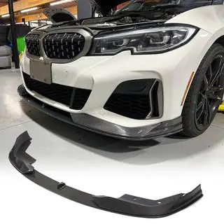 Priekšējā bufera lūpas spoilers AC-Style (M-Sport 2018-2022, oglekļa šķiedra) foto 1