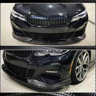 Priekšējā bufera lūpas spoilers AC-Style (M-Sport 2018-2022, oglekļa šķiedra) BMW 3. sērija G20/G21 2018– foto 2