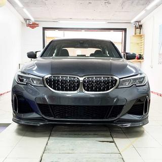 Priekšējā bufera lūpa (lip) Lip V3 (M-Sport 2018-2022, karbons) BMW 3. sērija G20/G21 2018– foto 1