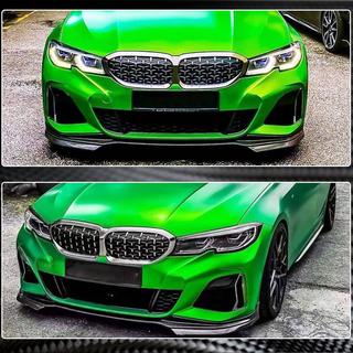 Priekšējā bufera lūpa (lip) Lip V3 (M-Sport 2018-2022, karbons) BMW 3. sērija G20/G21 2018– foto 3