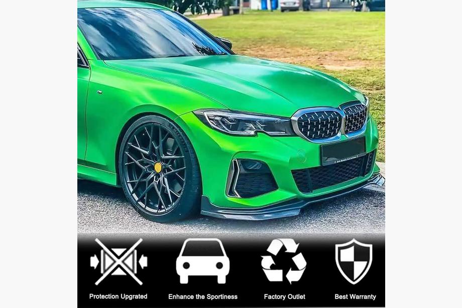 BMW 3. sērija G20/G21 2018– Priekšējā bufera lūpa (lip) Lip V3 (M-Sport 2018-2022, karbons) Foto 2