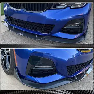 Priekšējā bufera lūpa Lip PD-Style (M-Sport 2018-2022, oglekļa šķiedra) foto 3