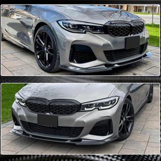 Priekšējā bampera lūpa Lip V7 (M-Sport 2018-2022, oglekļa šķiedra) BMW 3. sērija G20/G21 2018– foto 4
