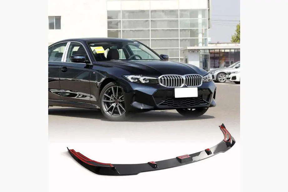 BMW 3. sērija G20/G21 2018– Priekšējā bampera lūpa Lip V1 (M-Sport 2022+, oglekļa šķiedra) Image