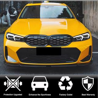 Priekšējā bampera lūpa Lip V3 (M-Sport 2022+, oglekļa šķiedra) BMW 3. sērija G20/G21 2018– foto 2