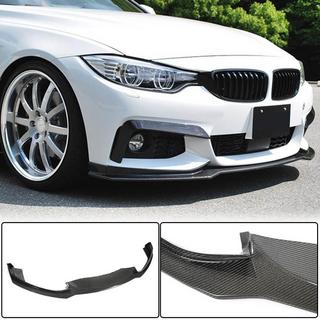 Priekšējā bufera lūpa Lip V1 (M-Sport, oglekļa šķiedra) BMW 4 sērija F32/F33/F36 2012–2020 foto 1
