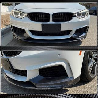 Priekšējā bampera lūpa V3 (M-Sport, oglekļa šķiedra) BMW 4 sērija F32/F33/F36 2012–2020 foto 3