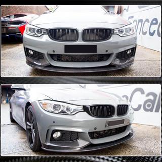 Priekšējā bampera lūpa V3 (M-Sport, oglekļa šķiedra) BMW 4 sērija F32/F33/F36 2012–2020 foto 4
