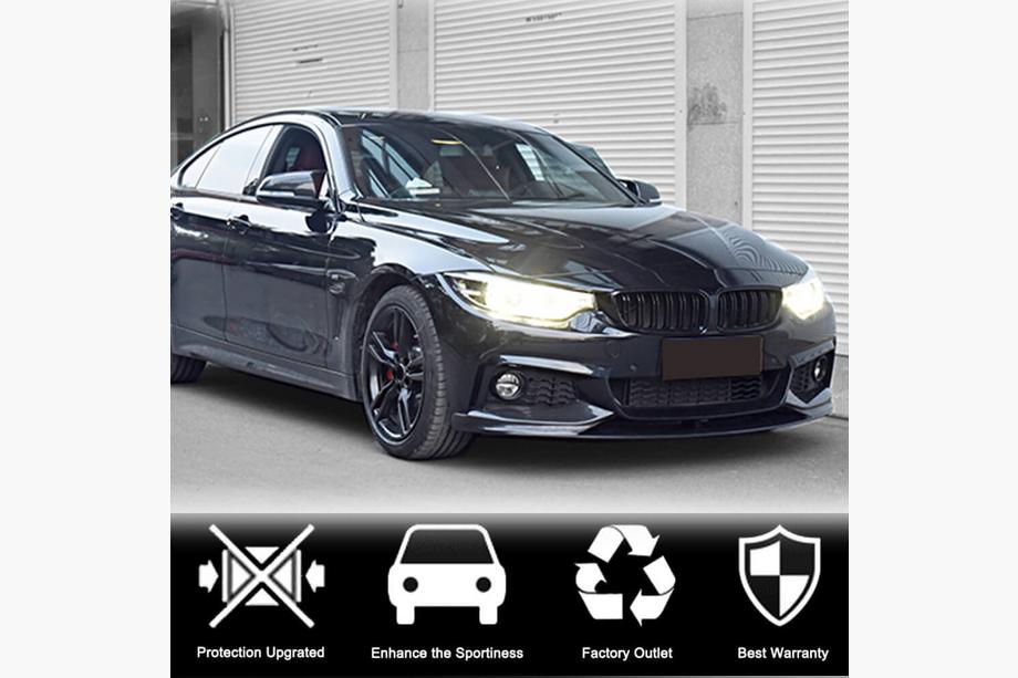 BMW 4 sērija F32/F33/F36 2012–2020 Priekšējā bampera lūpa V3 (M-Sport, oglekļa šķiedra) Foto 2