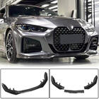 BMW 4. sērija G22/23/26 2020– Priekšējā bampera lūpas spoilers Lip V1 (G22/G23 M-Sport, oglekļa šķiedra) foto 1