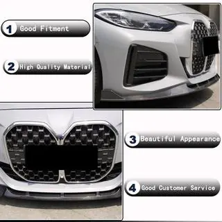 Priekšējā bampera lūpa Lip V3 (G26 M-Sport, oglekļa šķiedra) foto 3