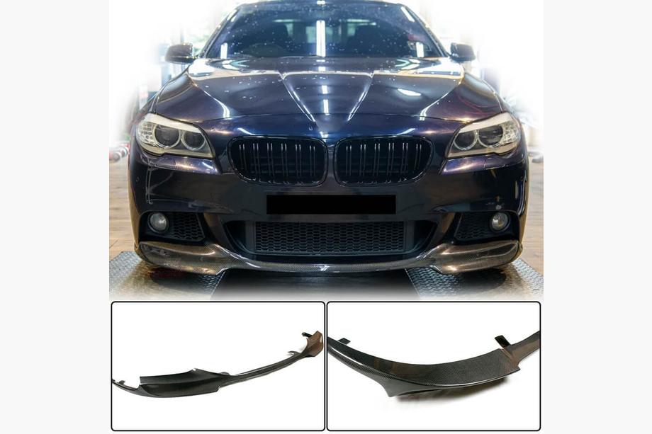 BMW 5. sērija F10/F11 2010–2016 Priekšējā bampera lūpa (splitteris) Carbon V2 (M-Sport) Image