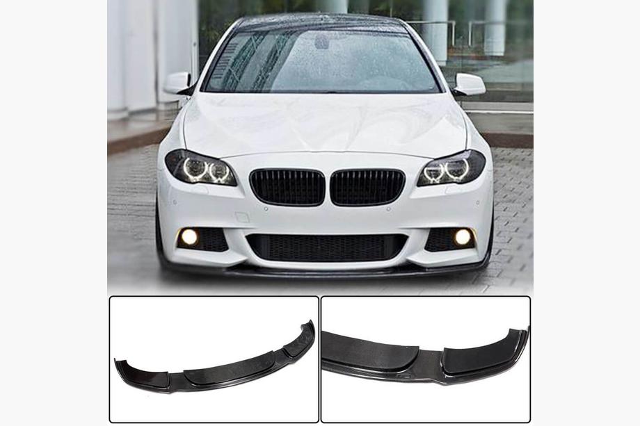 BMW 5. sērija F10/F11 2010–2016 Priekšējā bampera lūpa FRP V5 (M-Sport) Foto 1