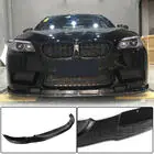 BMW 5. sērija F10/F11 2010–2016 Priekšējā bampera lūpa Lip V3 (F10 M5, oglekļa šķiedra) foto 1