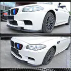 BMW 5. sērija F10/F11 2010–2016 Priekšējā bampera lūpa Lip V3 (F10 M5, oglekļa šķiedra) foto 3