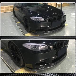 Priekšējā bampera lūpa Lip V3 (F10 M5, oglekļa šķiedra) BMW 5. sērija F10/F11 2010–2016 foto 4