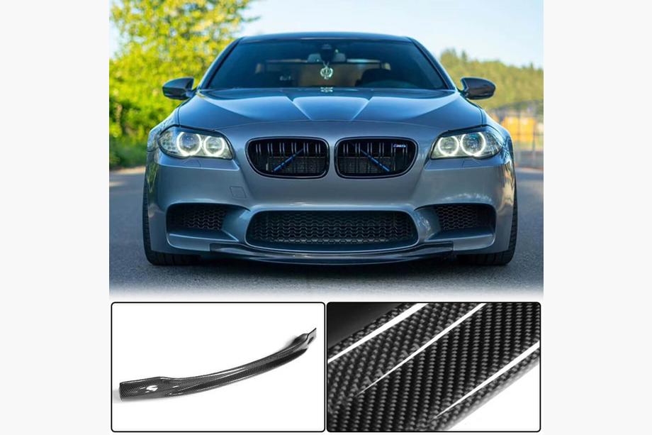 BMW 5. sērija F10/F11 2010–2016 Priekšējā bampera lūpas spoilers Lip V4 (F10 M5, karbons) Image
