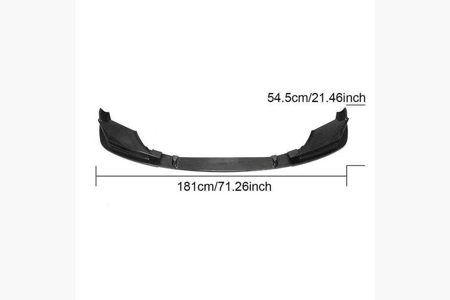 BMW 5. sērija G30/G31 2017–2023 Priekšējā bampera lūpa Carbon V3 (M5 2020+) Foto 6