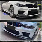 BMW 5. sērija G30/G31 2017–2023 Priekšējā bampera lūpa Lip V1 (M5 F90 2017-2020, oglekļa šķiedra) foto 5