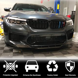Priekšējā bampera lūpa Lip V4 (M5 F90 2017-2020, karbons) BMW 5. sērija G30/G31 2017–2023 foto 3