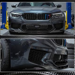 Priekšējā bampera lūpa Lip V4 (M5 F90 2017-2020, karbons) BMW 5. sērija G30/G31 2017–2023 foto 4