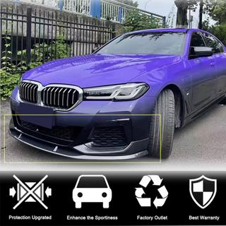 Priekšējā bufera lūpa Lip V1 (M-Sport 2021-2024, oglekļa šķiedra) BMW 5. sērija G30/G31 2017–2023 foto 2