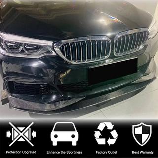 Priekšējā bampera lūpa Lip V1 (M-Sport 2017-2020, oglekļa šķiedra) BMW 5. sērija G30/G31 2017–2023 foto 3