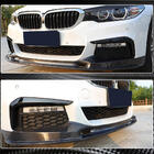 BMW 5. sērija G30/G31 2017–2023 Priekšējā bampera lūpa Lip V2 (M-Sport 2017-2020, oglekļa šķiedra) foto 5