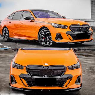 Priekšējā bampera lūpas uzlika Lip (M-Sport, oglekļa šķiedra) BMW 5/i5 sērija G60/G60E/G61 2023– foto 2