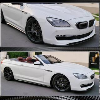 Priekšējā bufera lūpa Lip (Base 2011-2014, oglekļa šķiedra) BMW 6. sērija F12/F13/F06 2011–2018 foto 4