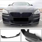 BMW 6. sērija F12/F13/F06 2011–2018 Priekšējā bufera lūpa Lip V1 (M-Sport, oglekļa šķiedra) foto 1
