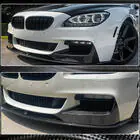 BMW 6. sērija F12/F13/F06 2011–2018 Priekšējā bufera lūpa Lip V1 (M-Sport, oglekļa šķiedra) foto 3