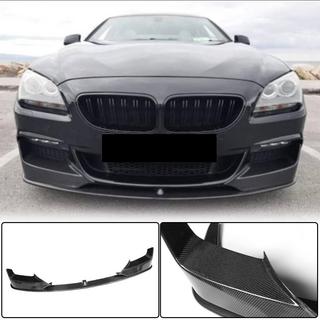 Priekšējā bufera lūpa Lip V1 (M-Sport, oglekļa šķiedra) BMW 6. sērija F12/F13/F06 2011–2018 foto 1
