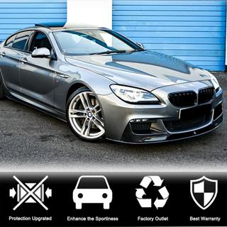 Priekšējā bufera lūpa Lip V1 (M-Sport, oglekļa šķiedra) BMW 6. sērija F12/F13/F06 2011–2018 foto 2
