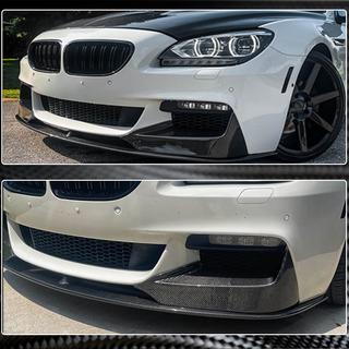 Priekšējā bufera lūpa Lip V1 (M-Sport, oglekļa šķiedra) BMW 6. sērija F12/F13/F06 2011–2018 foto 3