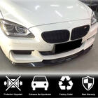 BMW 6. sērija F12/F13/F06 2011–2018 Priekšējā bampera lūpas uzlika Lip V2 (M-Sport, karbons) foto 2