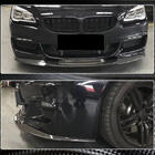 BMW 6. sērija F12/F13/F06 2011–2018 Priekšējā bampera lūpas uzlika Lip V2 (M-Sport, karbons) foto 4