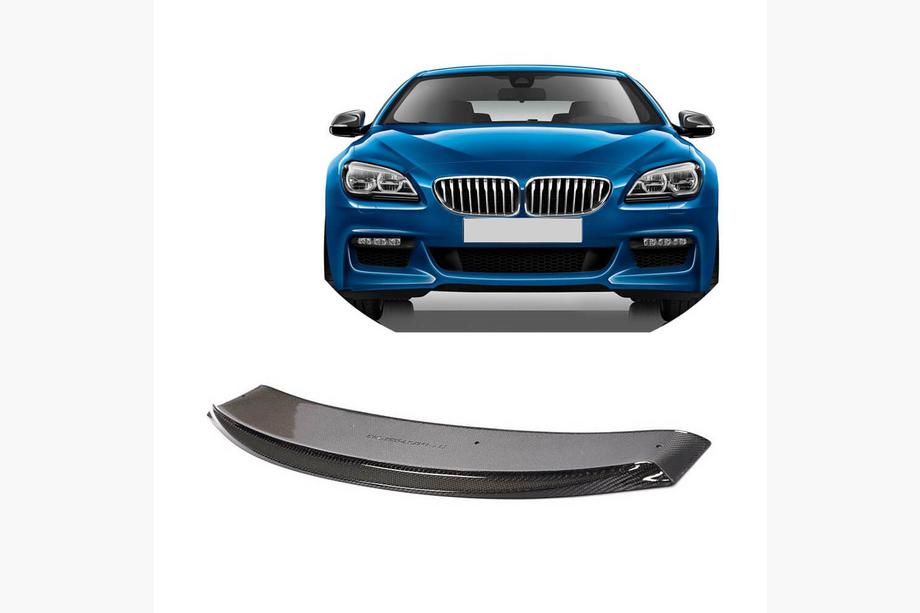 BMW 6. sērija F12/F13/F06 2011–2018 Priekšējā bampera lūpa V3 (M-Sport, oglekļa šķiedra) Foto 1
