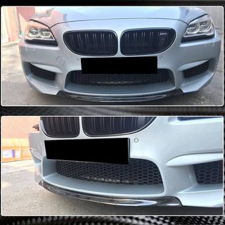 Priekšējā bampera lūpa Lip V2 (M6, oglekļa šķiedra) BMW 6. sērija F12/F13/F06 2011–2018 foto 4