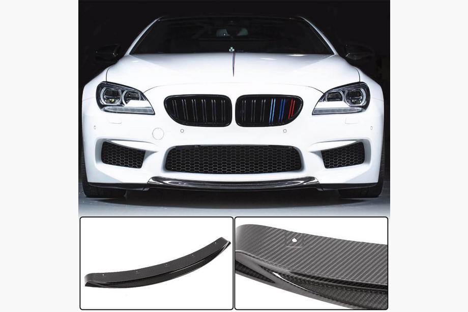 BMW 6. sērija F12/F13/F06 2011–2018 Priekšējā bampera lūpa Lip V2 (M6, oglekļa šķiedra) Image