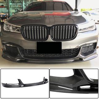 Priekšējā bampera lūpa Lip V1 (M-Sport 2016-2019, oglekļa šķiedra) BMW 7. sērija G11/G12 2015–2022 foto 1