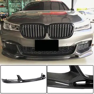 Priekšējā bampera lūpa Lip V1 (M-Sport 2016-2019, oglekļa šķiedra) foto 1