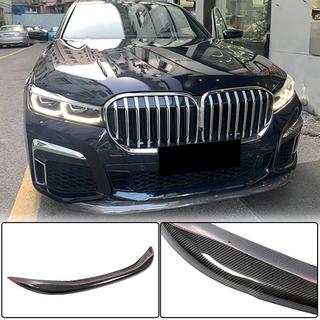 Priekšējā bufera lūpa Lip V1 (M-Sport 2019-2022, oglekļa šķiedra) BMW 7. sērija G11/G12 2015–2022 foto 1