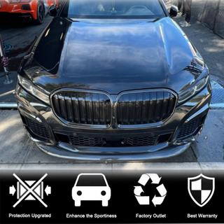 Priekšējā bufera lūpa Lip V1 (M-Sport 2019-2022, oglekļa šķiedra) BMW 7. sērija G11/G12 2015–2022 foto 3