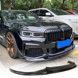 Priekšējā bampera lūpa Lip V2 (M-Sport 2019-2022, oglekļa šķiedra) foto 1
